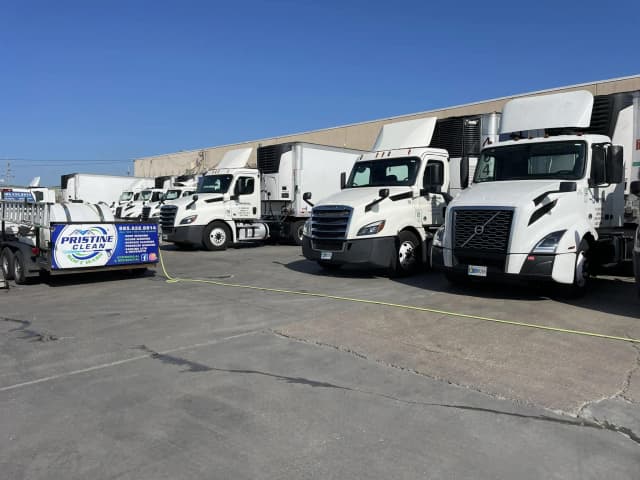 Fleet washing in progress