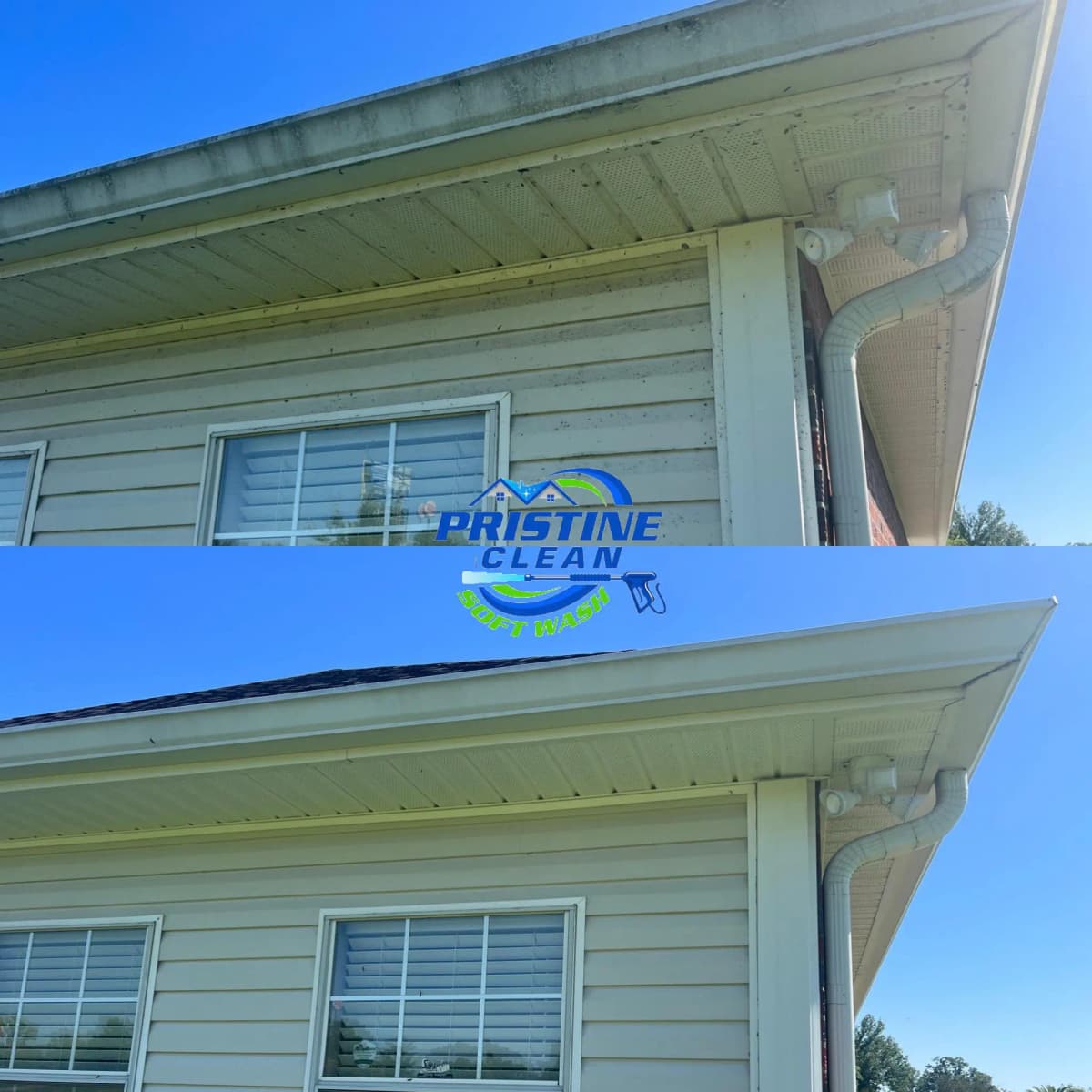 Gutter Cleaning in Action